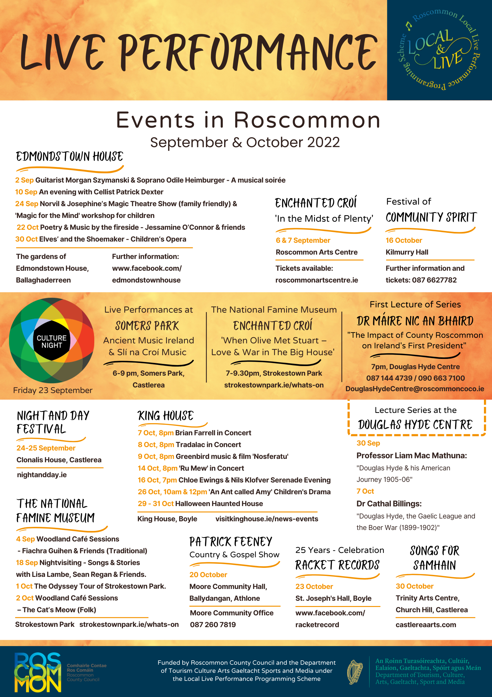 4 sept and oct events